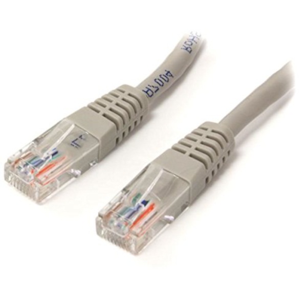 StarTech - Câble de raccordement Cat5e moulé UTP - 10 pi - Gris (M45PATCH10GR)