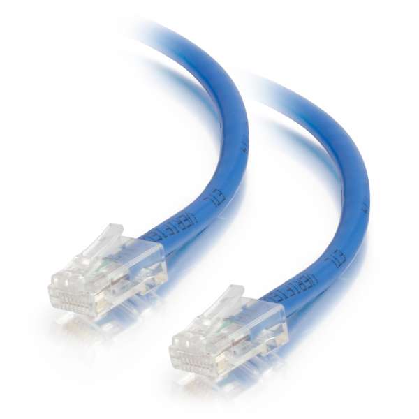 C2G Cat5e Non Booted UTP Unshielded Network Patch Cable (Blue) - 4 ft. (00520)