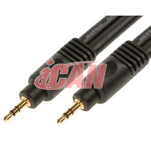 iCAN PREMIUM 3.5mm Stereo Cable, M/M, 10 FT