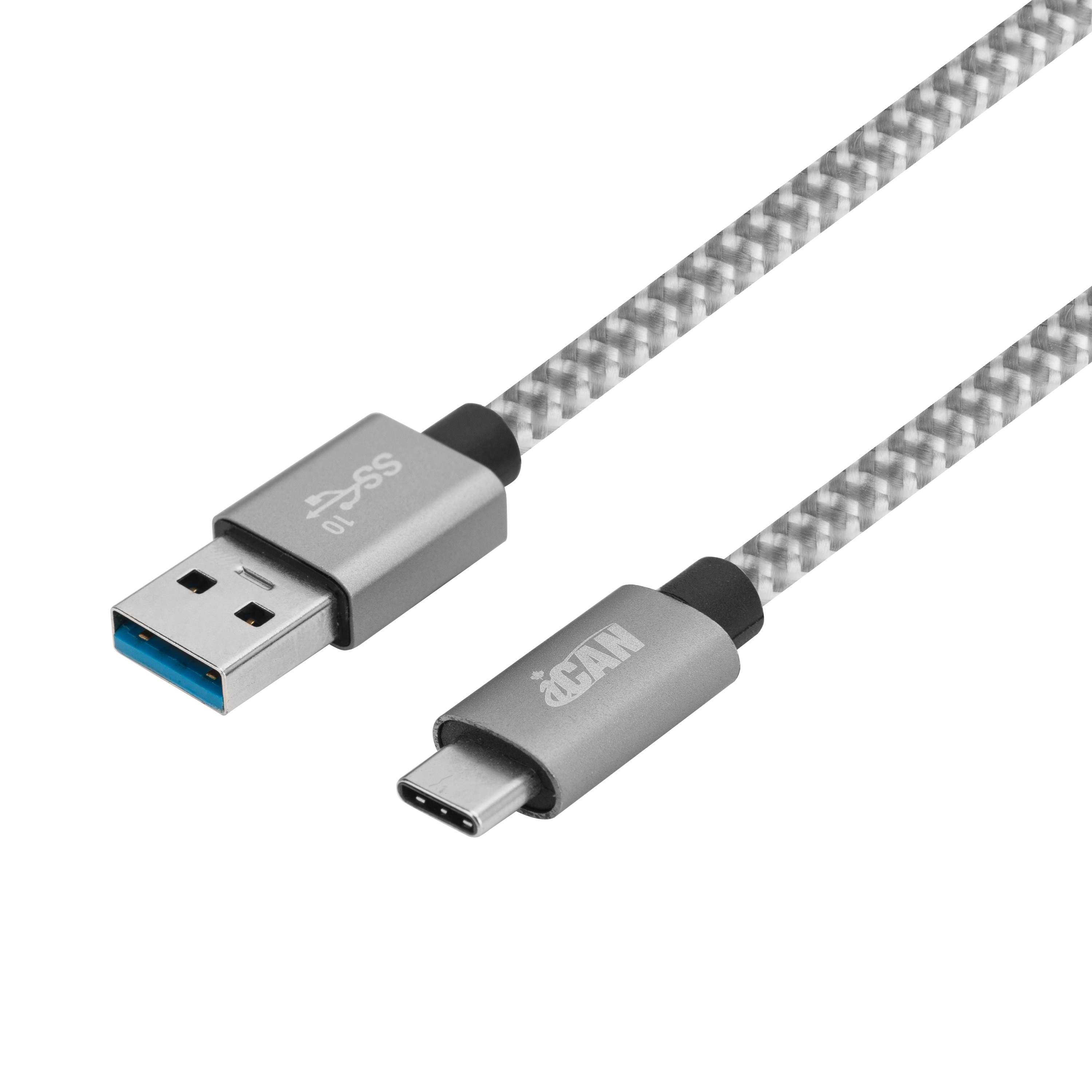 Câble iCAN USB 3.1 Type-A mâle vers Type-C mâle, 15W, 3 pieds