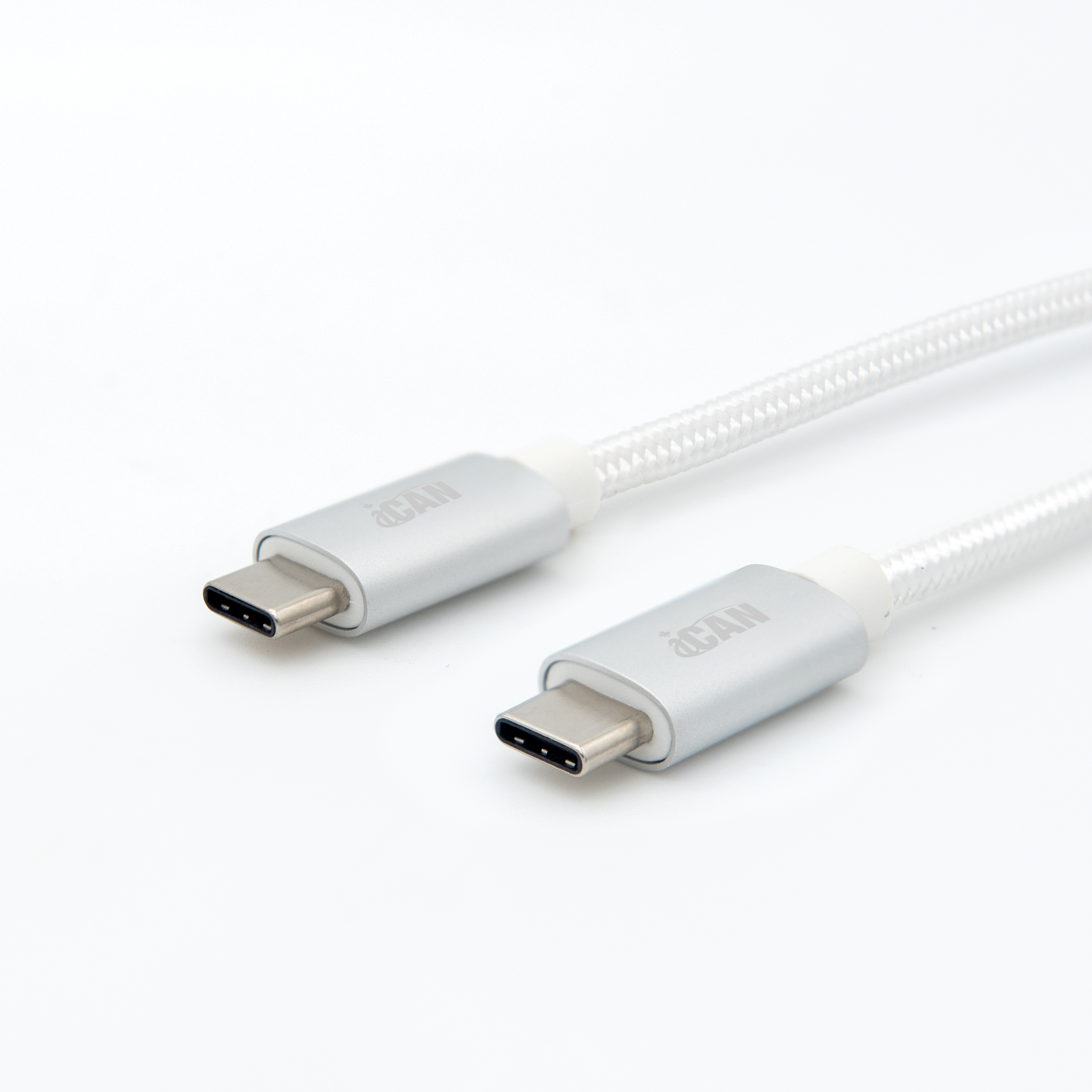 Câble iCAN USB 2.0 Type-C Mâle vers Type-C Mâle, 15W, 6 pieds