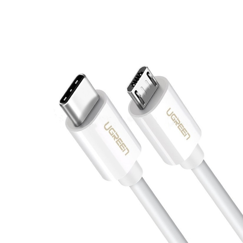 UGREEN US243 Câble USB Type C vers Micro USB, 1,5M, Blanc