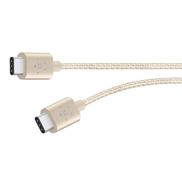 BELKIN MIXIT↑ Metallic USB-C™ to USB-C Charge Cable – 6 ft. (Silver)