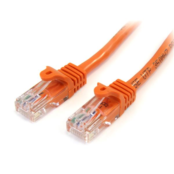 âble de raccordement Startech CAT5E sans accroc - Orange 6 pi (45PATCH6OR