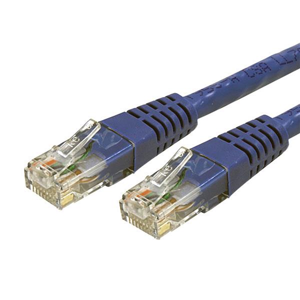 âble de raccordement CAT6 UTP moulé Startech - Bleu 4 pieds (C6PATCH4BL
