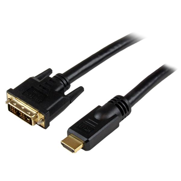 StarTech.com Câble HDMI vers DVI-D de 20 pi - M/M - 20 pi - Noir (HDMIDVIMM20)
