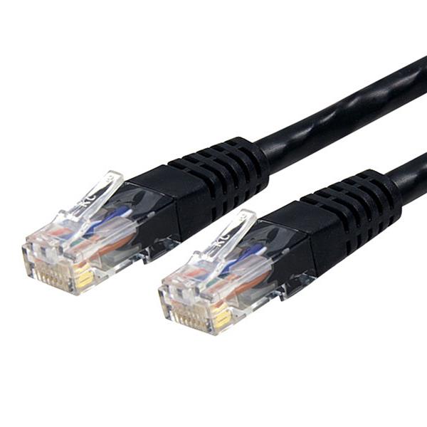 âble de raccordement UTP Cat6 moulé StarTech (noir) - 10 pi (C6PATCH10BK