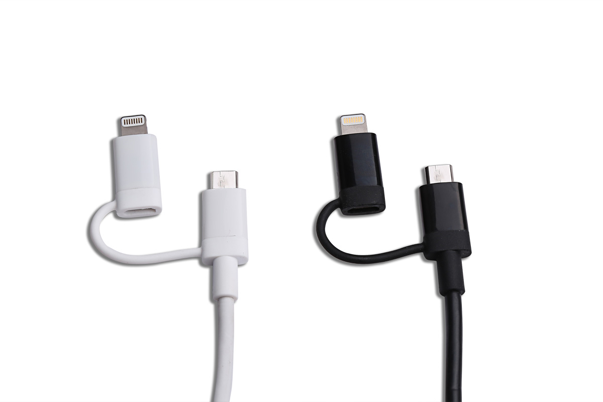 MIRACASE 2-in-1 MFI cable 0.9m, F3.8mm