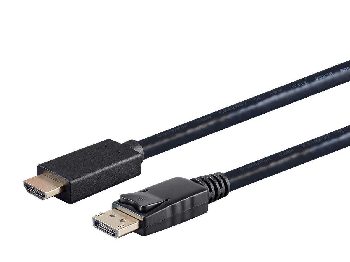 MONOPRICE DisplayPort to HDMI Cable, 6ft