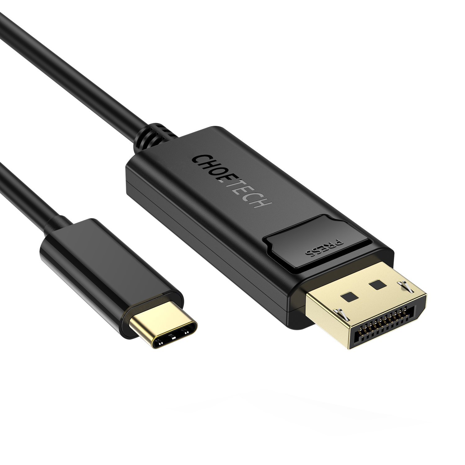 Choetech - Câble USB Type C vers DisplayPort de 6 pi