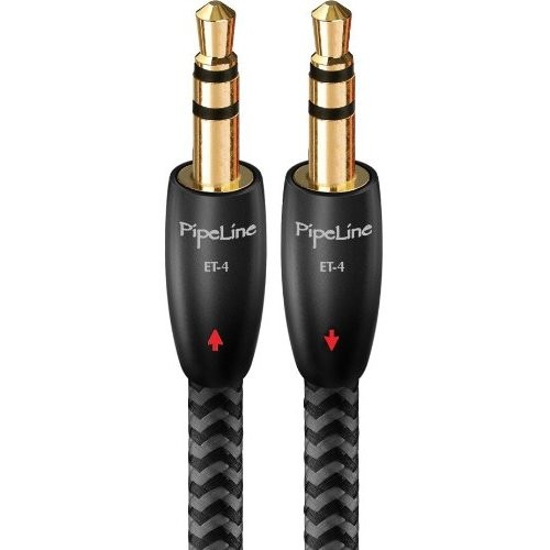 Câble audio PipeLine 3,5 mm, plaqué or, 10 pieds