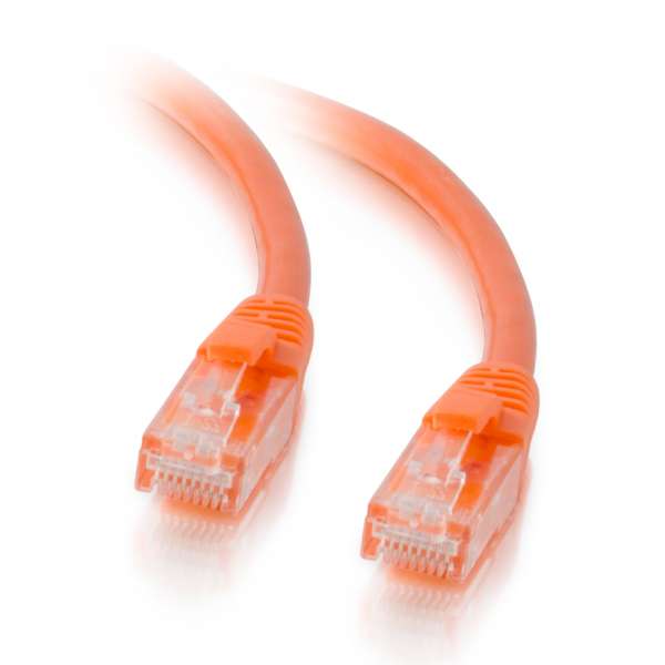 Cables To Go Cat5e Snagless UTP Unshielded Network Patch Cable Orange