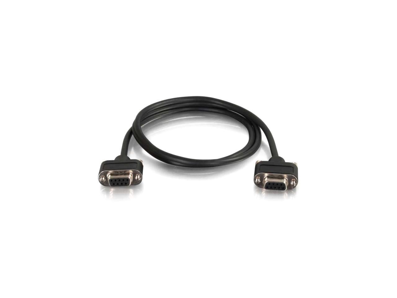 Cables To Go (52175) - Câble de modem nul F-F -- CMG - DB9 - Profil bas - 6 pi