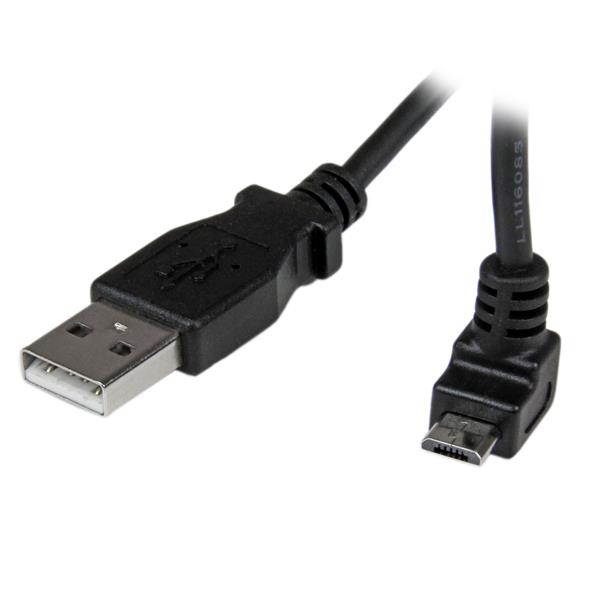 StarTech (USBAUB1MU) - Câble micro USB A 1 m vers micro B / angle