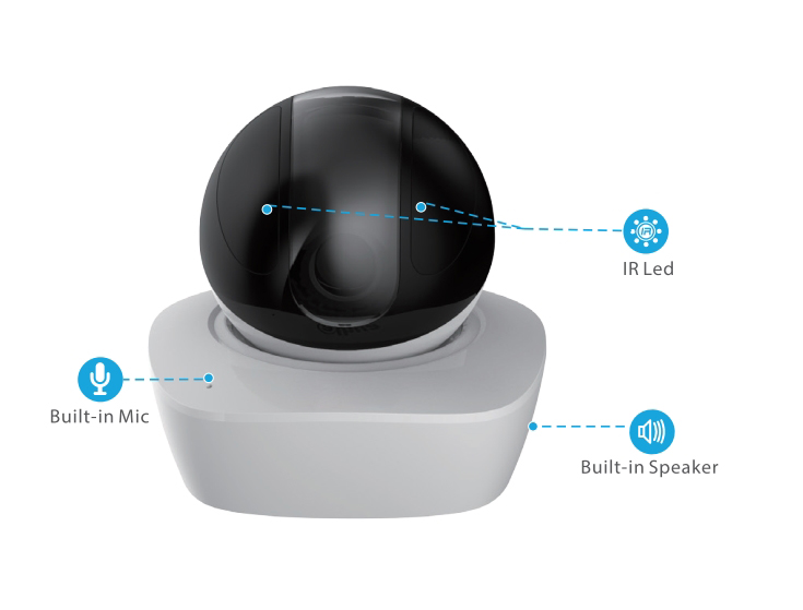 iSee - Caméra de surveillance IP(Open Box)