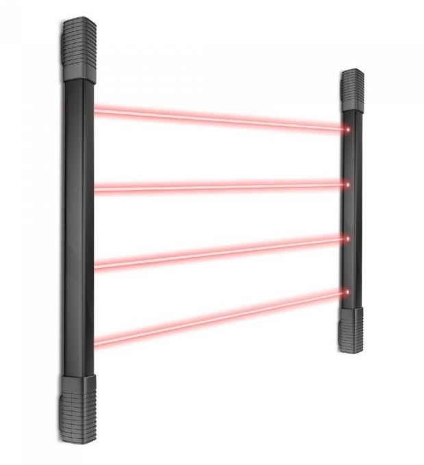 SmanosWireless Multi Beam IR Sensor (BM4200) | -Ideal for placements on fences, balconies or by garage doors | -detect acts of 