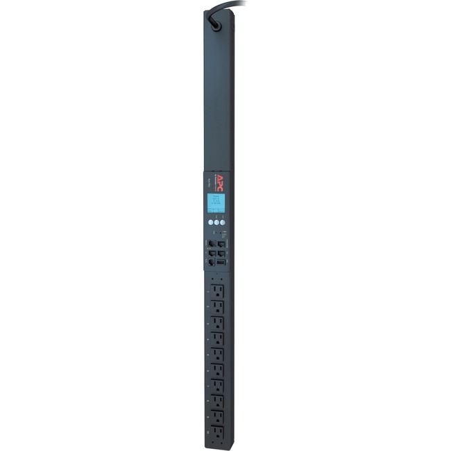 APC 10-Outlet 1U Rackmount PDU - Metered 15A 100/120V NEMA 5-15P - 10x  NEMA 5-15R (AP8831) *Horizontal/Vertical