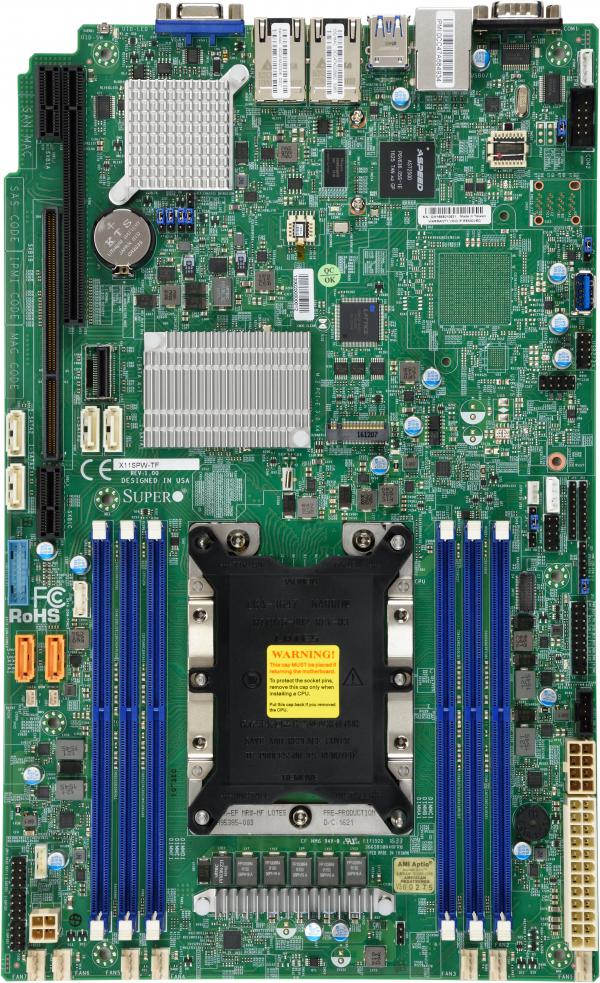 SUPERMICRO Motherboard-(MBD-X11SPW-TF-O)