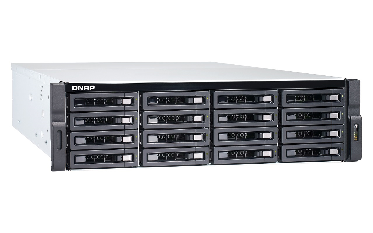 Serveur NAS à montage en rack 3U à 16 baies QNAP TS-1673U-RP - 16 Go - 2x 10GbE SFP+ 4x ports RJ45 Gigabit - Alimentation re...