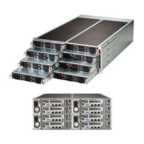 Supermicro SuperServer SYS-F617R2-R72+ Processeur Intel Xeon E5-2600 v3, DDR3 2400 MHz ; 16 emplacements DIMM (SYS-F617R2-R7...