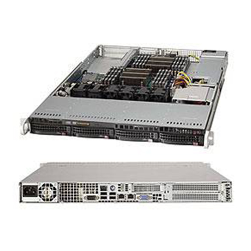 Supermicro SuperServer SYS-6017R-NTF Intel® Xeon® processor E5-2600 v2, DDR3 1866MHz; 8x DIMM slots, 2x PCI-E 3.0 x16 slots (SY