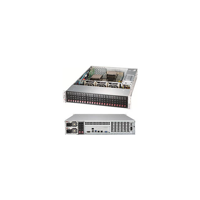 Supermicro SuperServer 2029P-ACR24H Serveur rack LGA3467 2U double processeur Barebone - 24 baies de 2,5" (2029P-ACR24H...