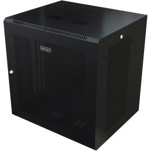 StarTech 6U Wallmount Rack Cabinet (RK616WALM) - Up to 17" Deep 90kg Removable and reversible doors with locks