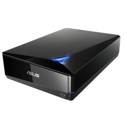 ASUS (BW-16D1X-U) External 16x Blu-ray Writer, USB 3.0, Black