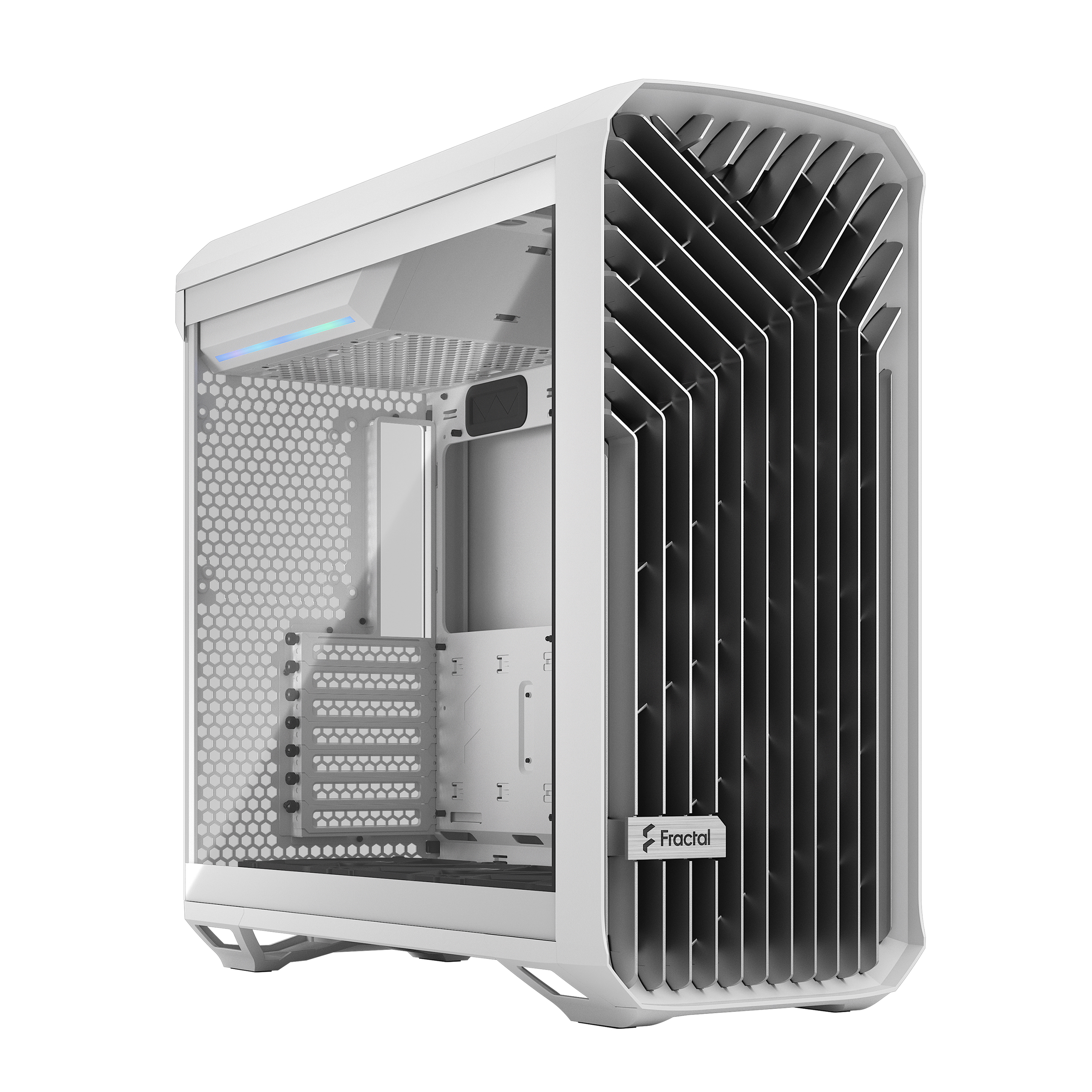 FRACTAL DESIGN Torrent White E-ATX Tempered Glass Window High-Airflow