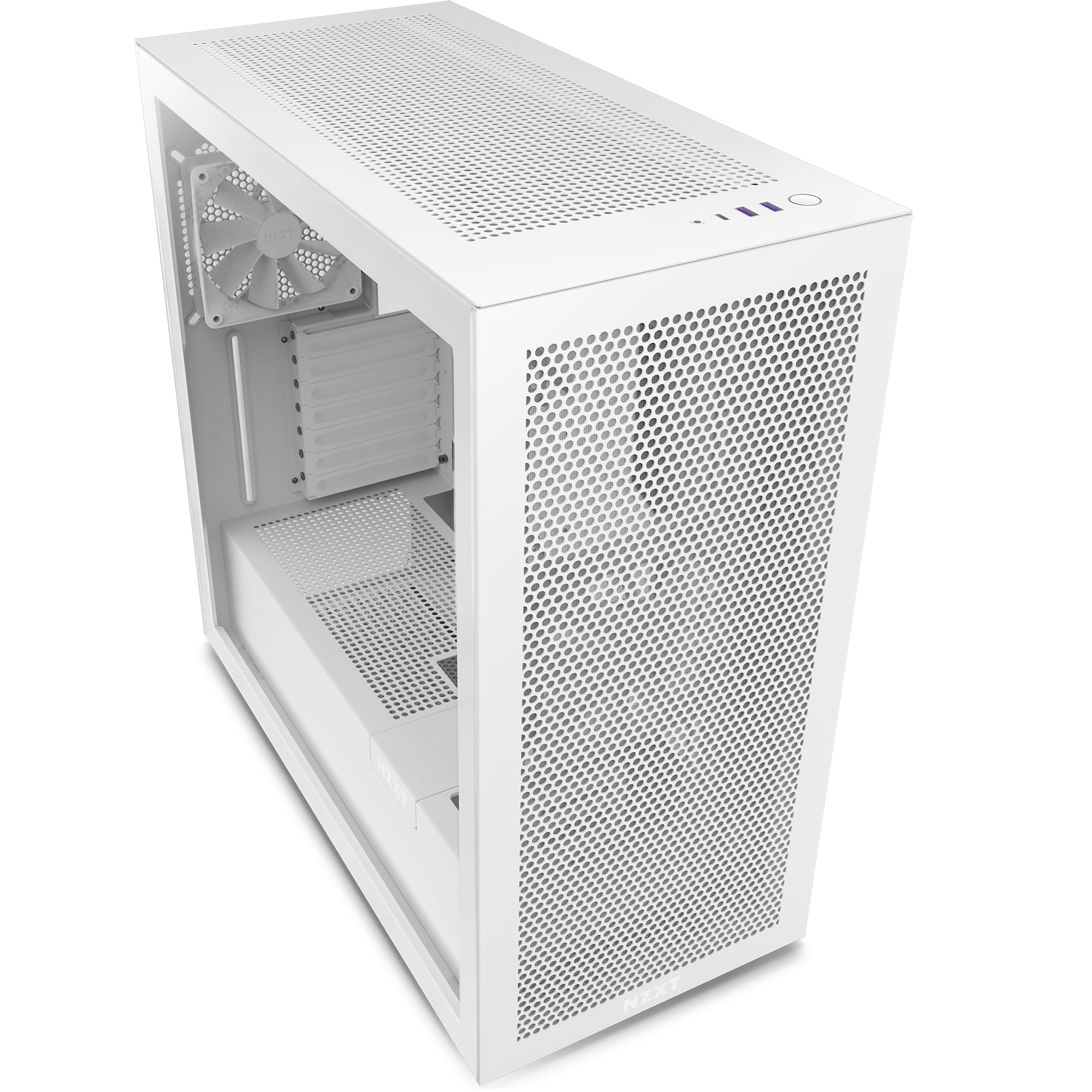 Nzxt H7 Flow Mid-Tower ATX Case - White
