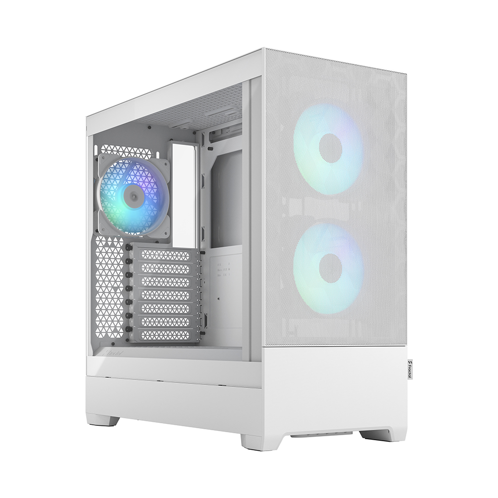 FRACTAL DESIGN Pop Air RGB White TG ATX High-Airflow Clear Tempered G