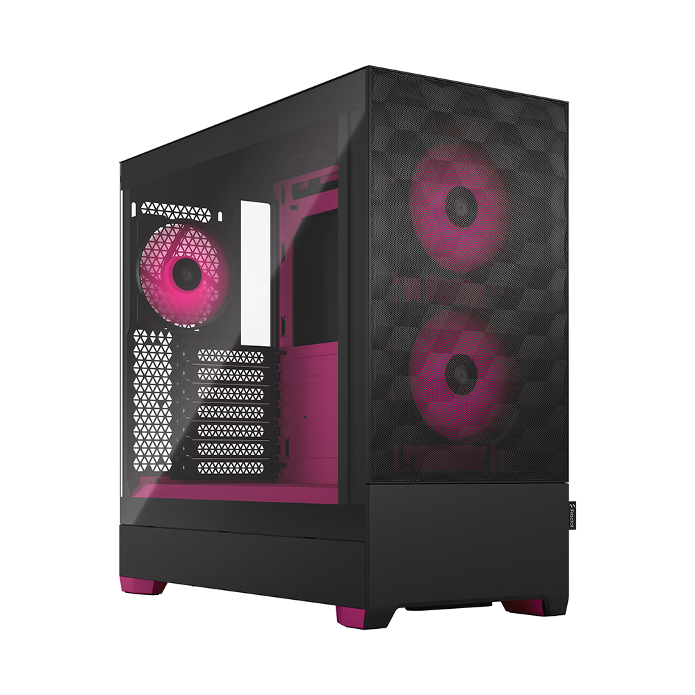 FRACTAL DESIGN Pop Air RGB Black Magenta Core TG ATX High-Airflow Cle