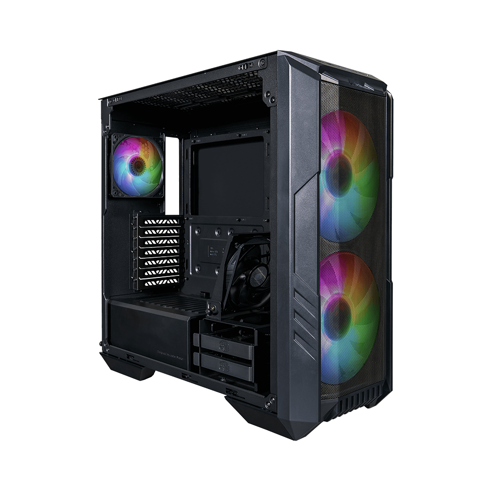 Cooler Master HAF 500 H500-KGNN-S00 Black Steel / Plastic / Tempered Glass ATX Mid Tower Computer Case