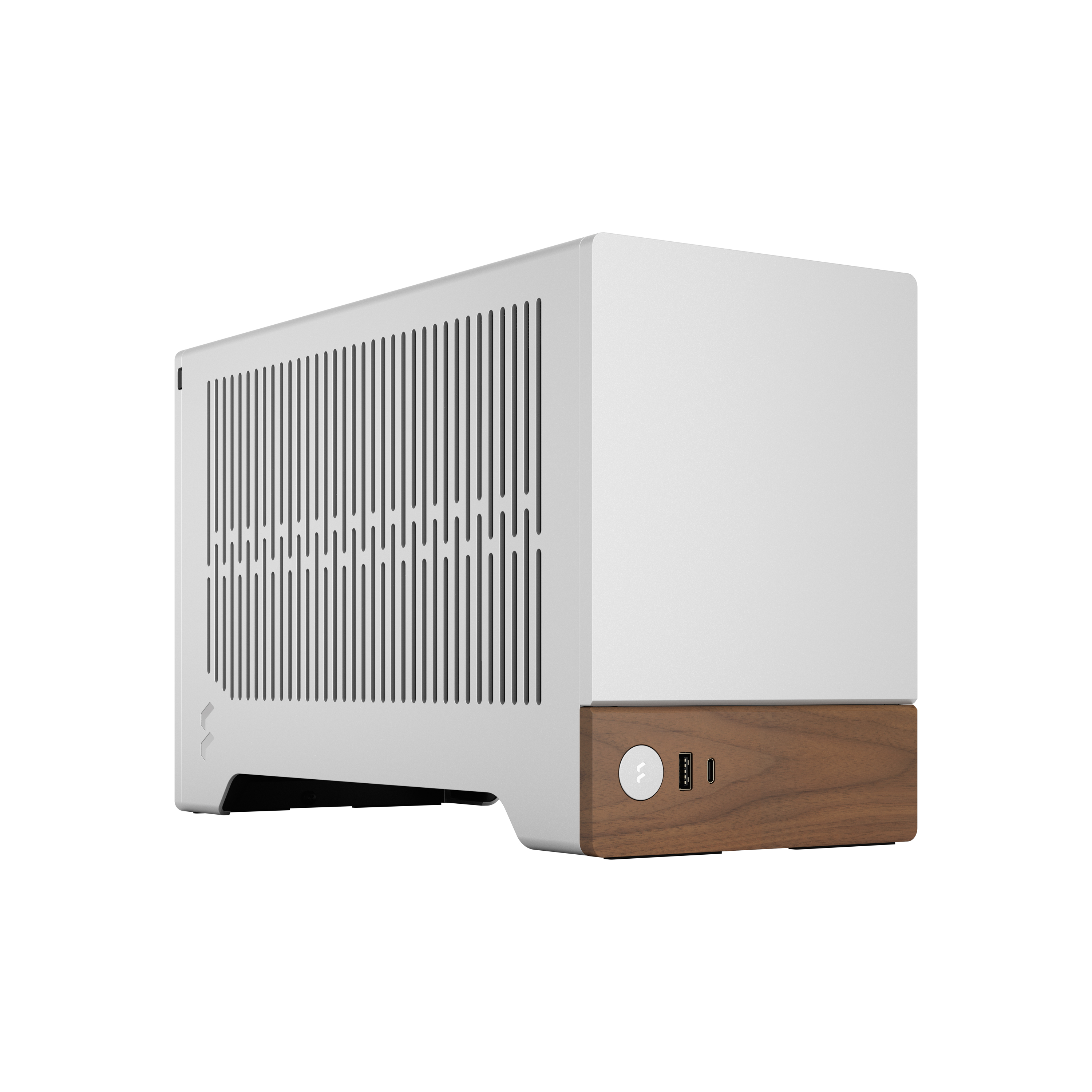 FRACTAL DESIGN Terra Silver Mini-ITX Small Form Factor PC Case with P