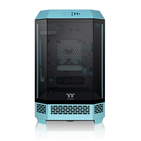 THERMALTAKE The Tower 300  Computer Case, Turquoise