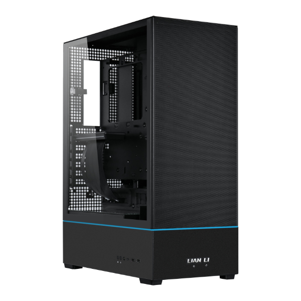 LIAN LI SUP-01 Small Tower ATX Case, Black, 3x Pre-installed PWM Case(Open Box)