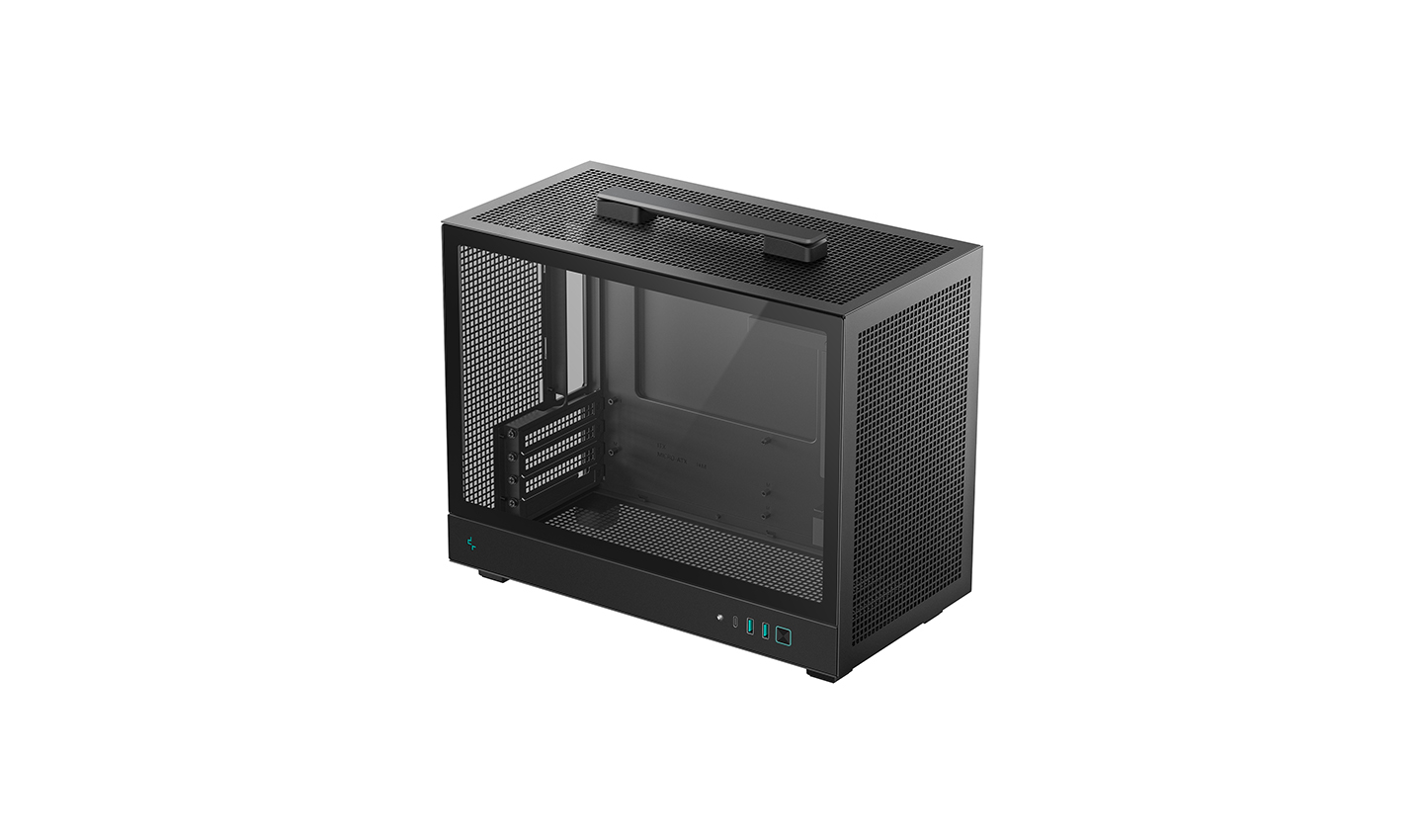 DeepCool CH160 PLUS PC Case, Black