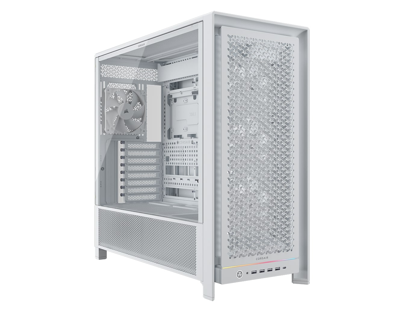 CORSAIR FRAME 5000D RS Boîtier PC modulaire moyen-tour , Blanc