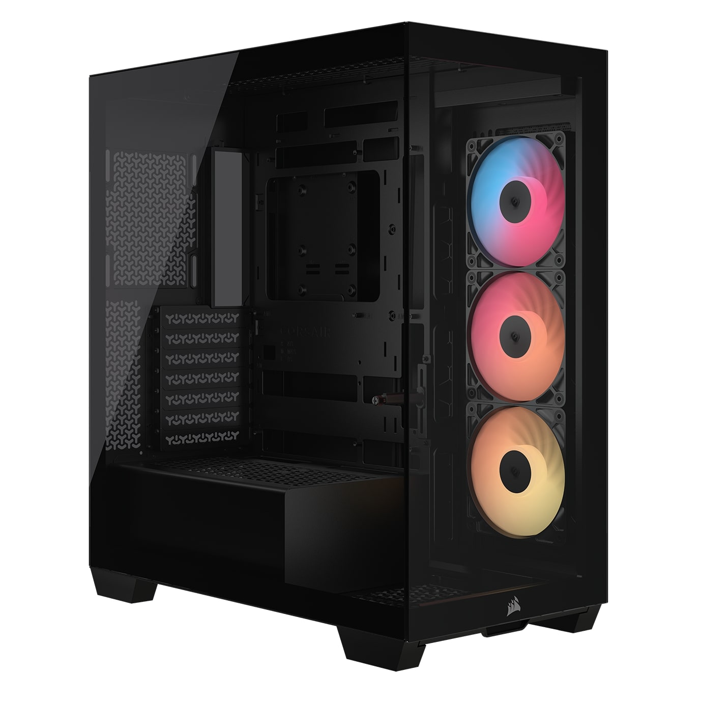 CORSAIR 3500X RS-R ARGB Mid-Tower PC Case, Black
