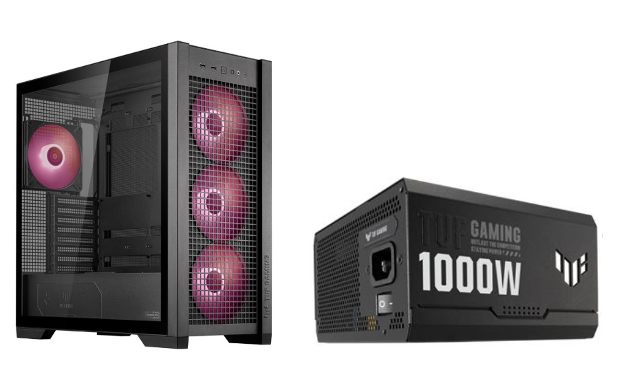 ASUS GT302 ARGB Case + TUF Gaming 1000W PSU