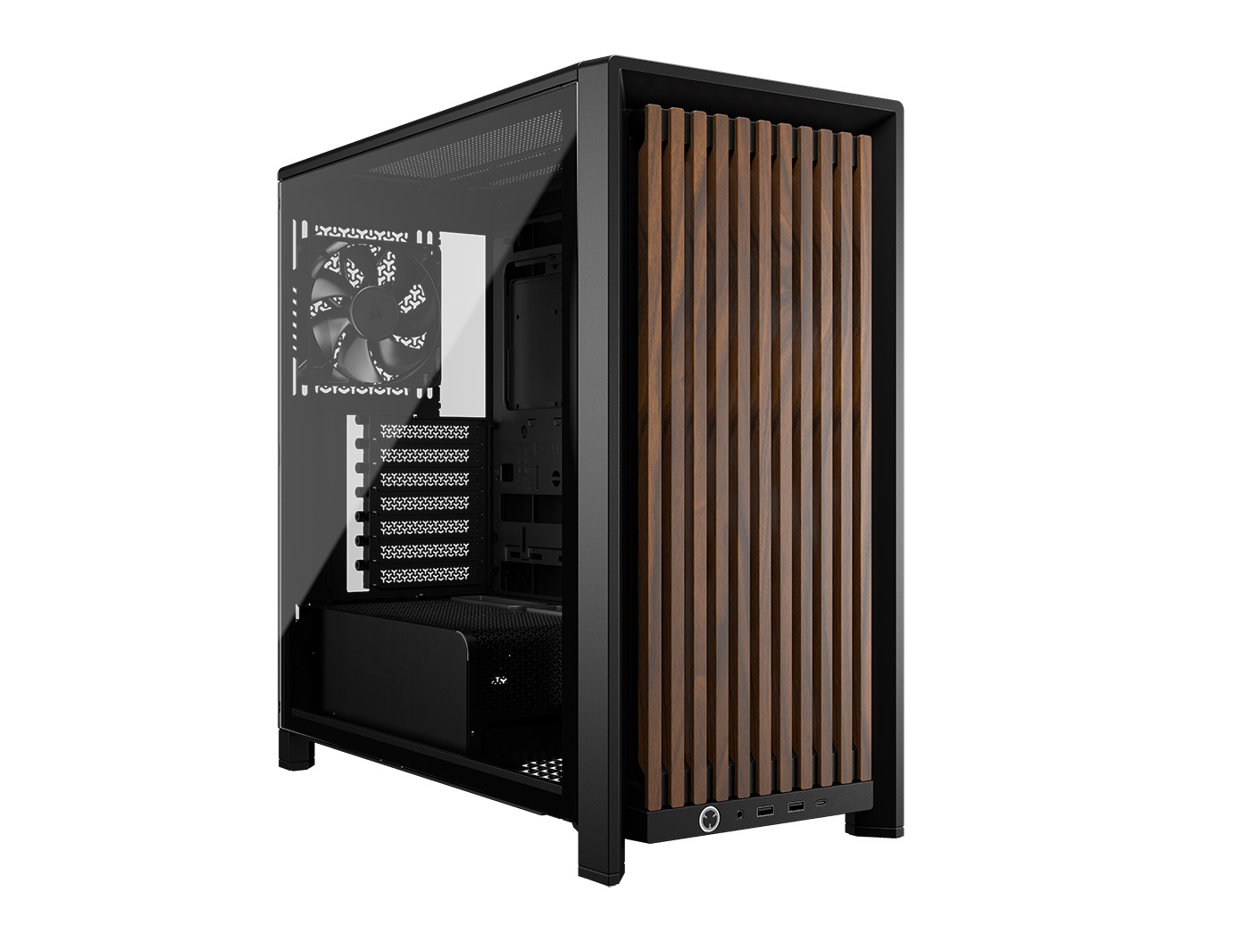 CORSAIR FRAME 4000D WOOD RS Black