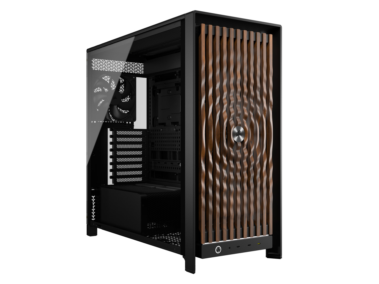 CORSAIR FRAME 4000D ELITE WOOD RS Black