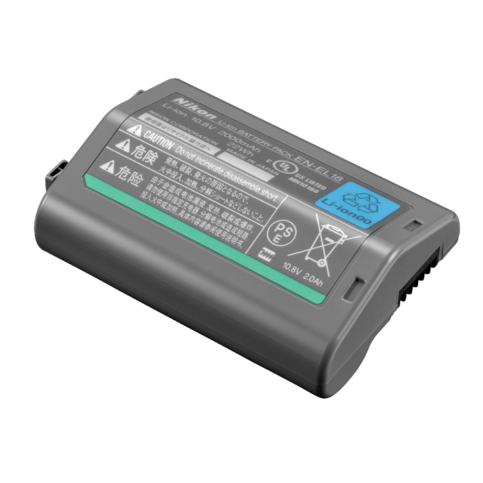 Pack de batterie rechargeable Li-ion Nikon EN-EL18 - Pour D4, D4S