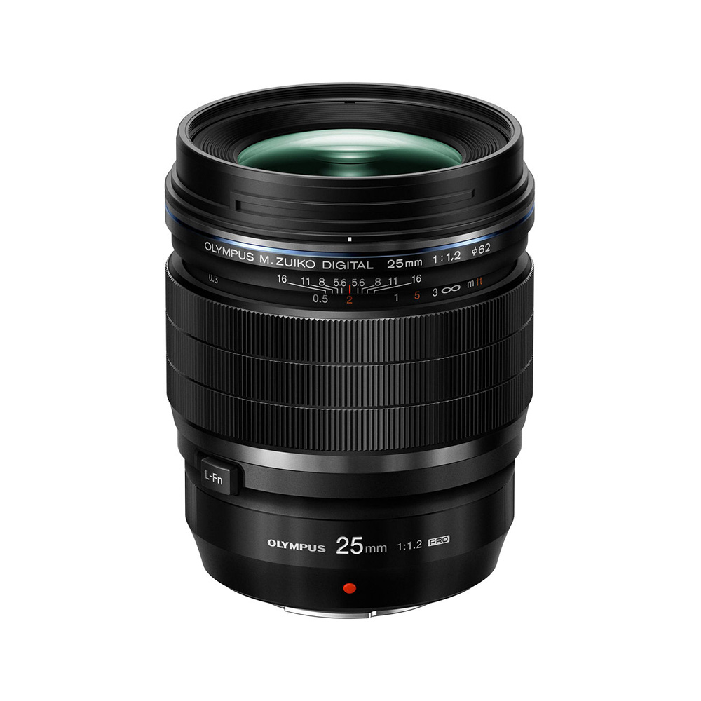 OLYMPUS \ OM SYSTEM M.Zuiko Digital ED 25mm f/1.2 PRO Lens | Micro Four Thirds System | 50mm (35mm Equivalent) | Aperture Range