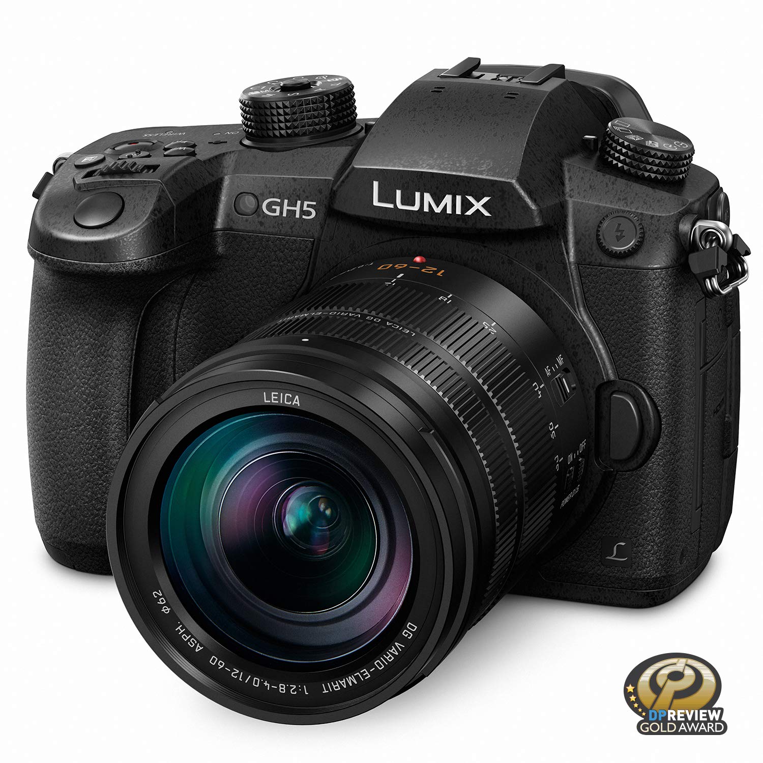 ppareil photo sans miroir Panasonic Lumix GH5 4K avec objectif Leica 12-60 mm f/2,8-4,0 (DCGH5LK