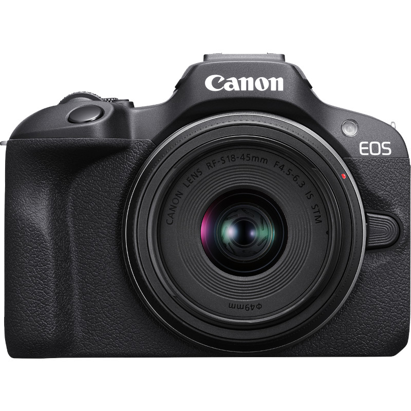 Appareil photo sans miroir Canon EOS R100 avec ensemble d'objectifs | RF-S 18-45mm F4.5-6.3