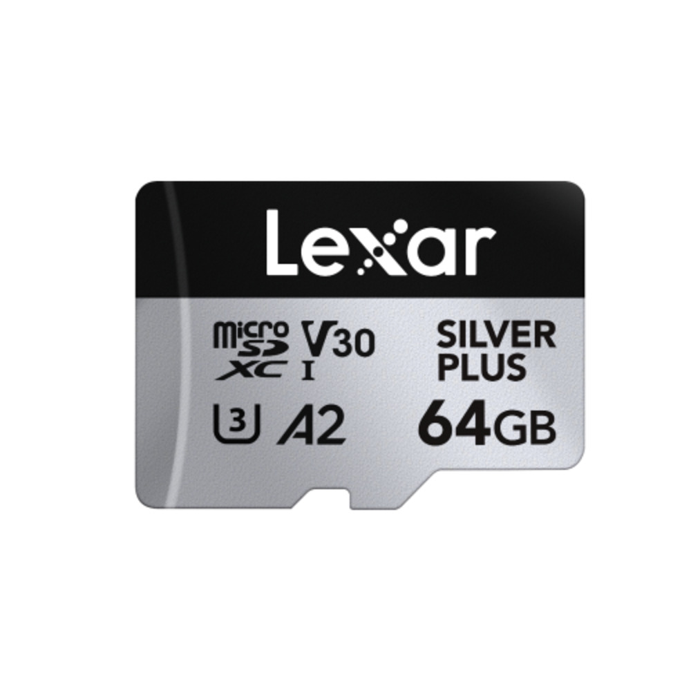 Lexar Professional SILVER PLUS 64 Go microSDXC UHS-I U3 A2 V30