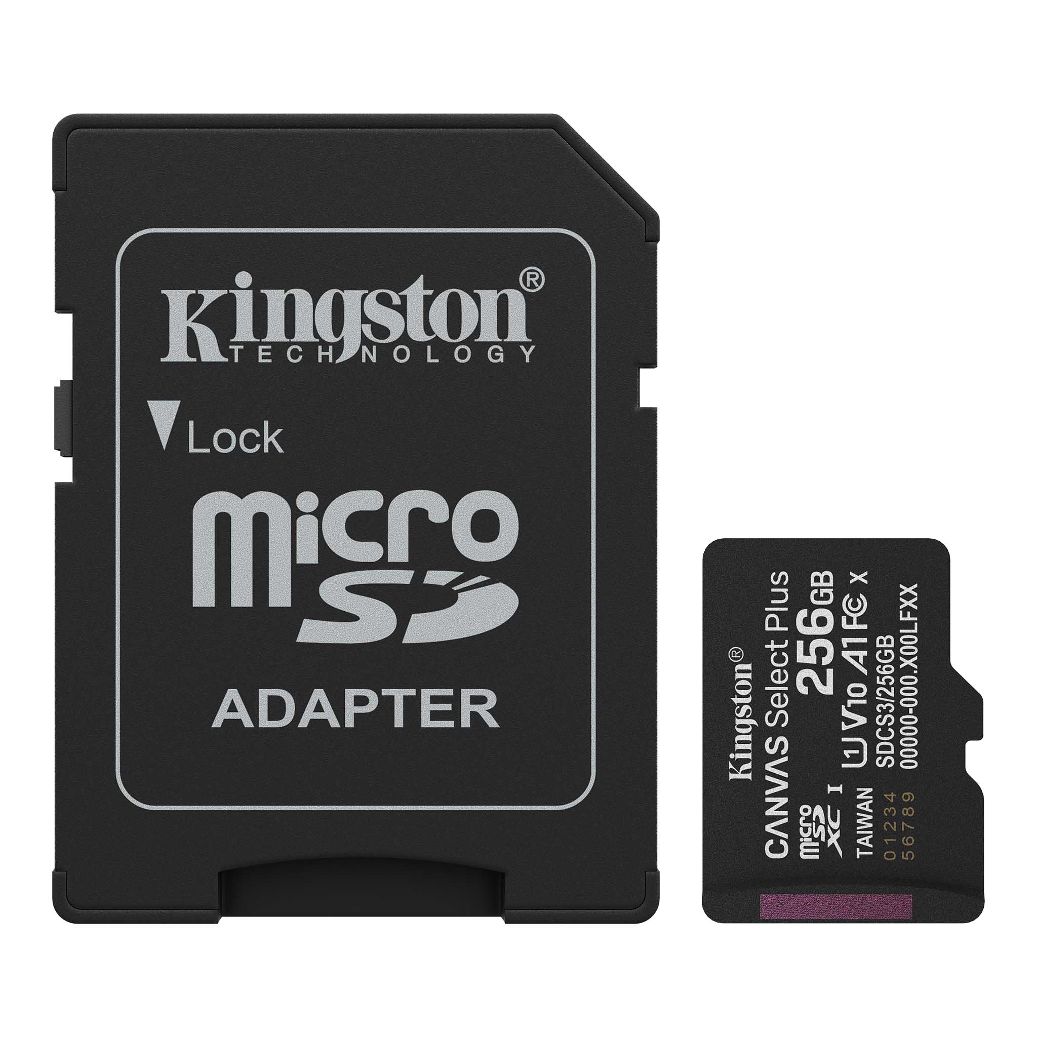 Kingston Canvas Select Plus 256GB microSDXC UHS-I U1 A1 V10(Open Box)