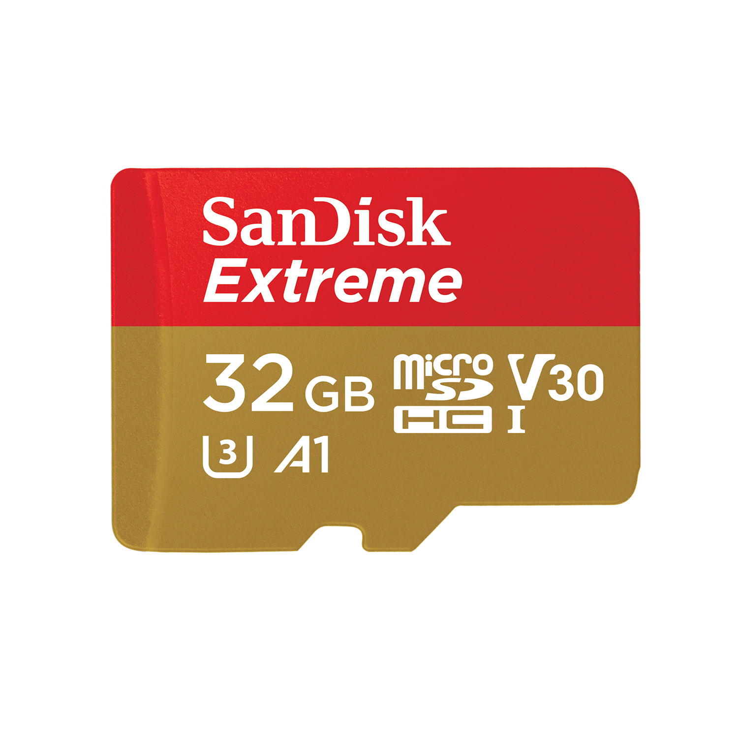 SanDisk (Extreme) - Carte microSDHC de 32 Go + adaptateur
