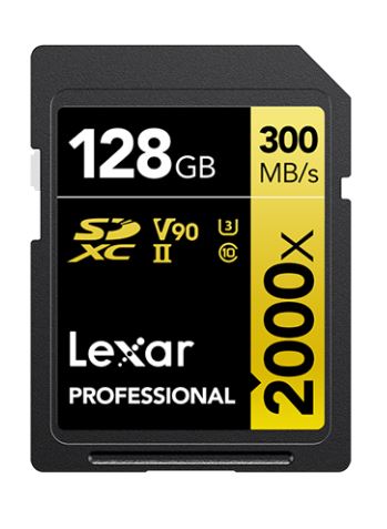 Lexar Professional 2000x SDXC UHS-II U3 V90 C10 - SD Card